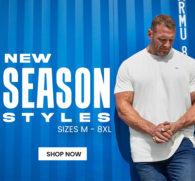 plus size mens new in