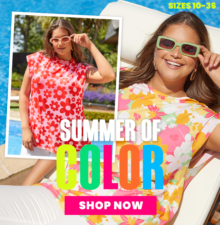 Plus Size Summer of Color
