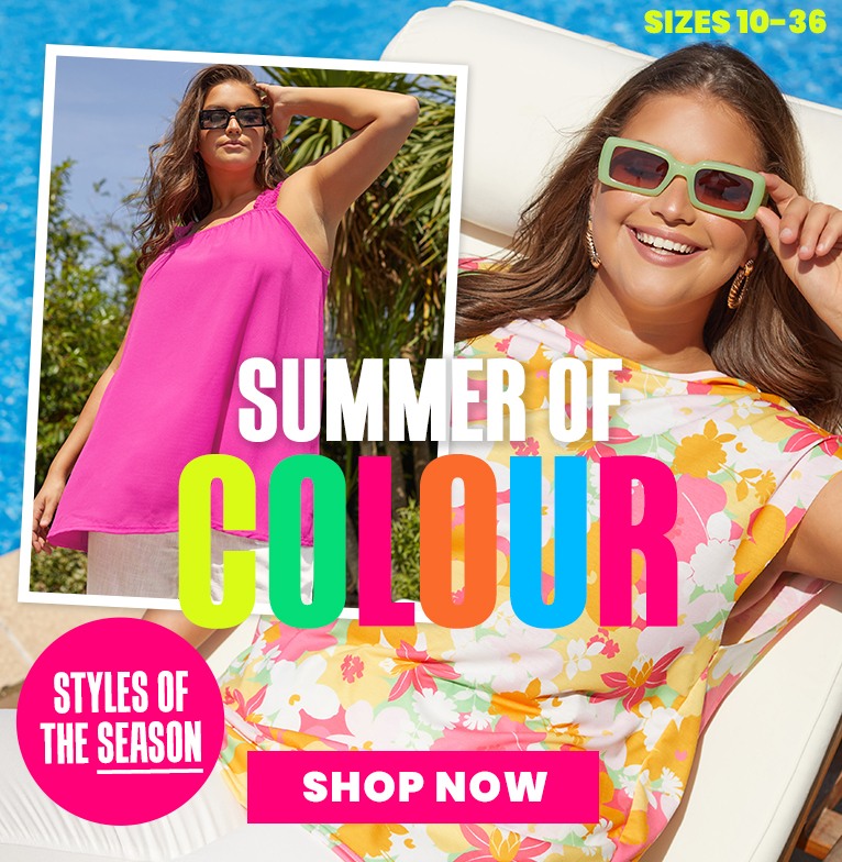 Plus Size Summer of Color